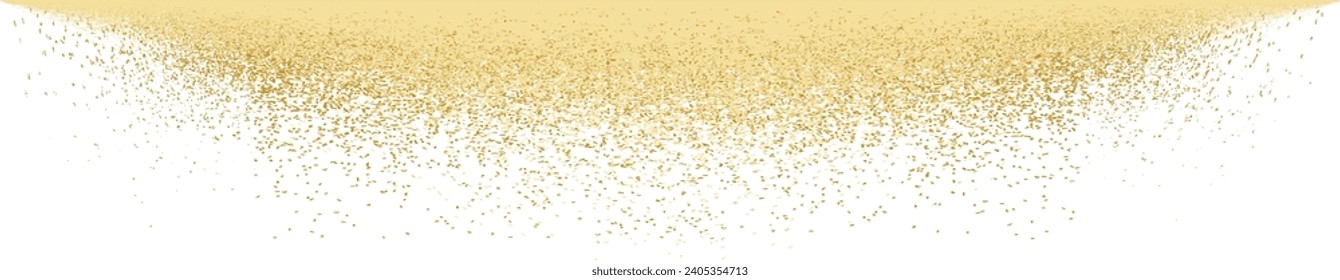 Glitter Texture . Gold Sparkles Background . Vector .