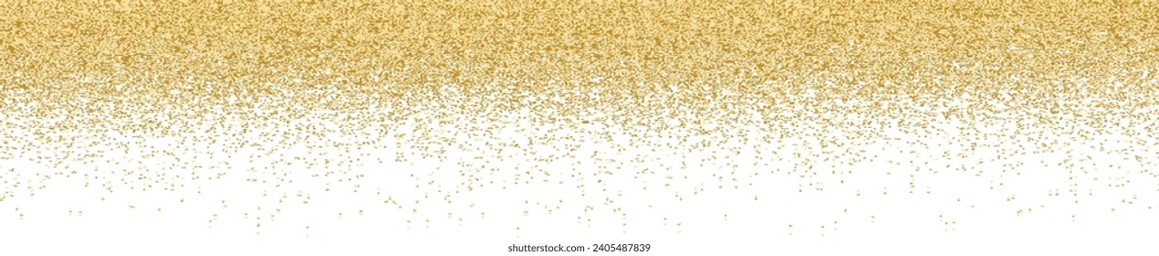 Glitter Texture . Gold Sparkles Background . Vector .