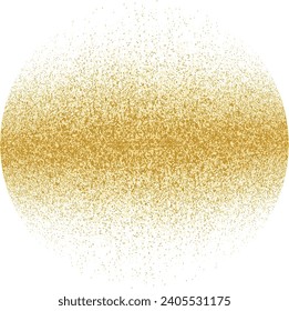 Glitter Texture . Gold Sparkles Background . Vector .