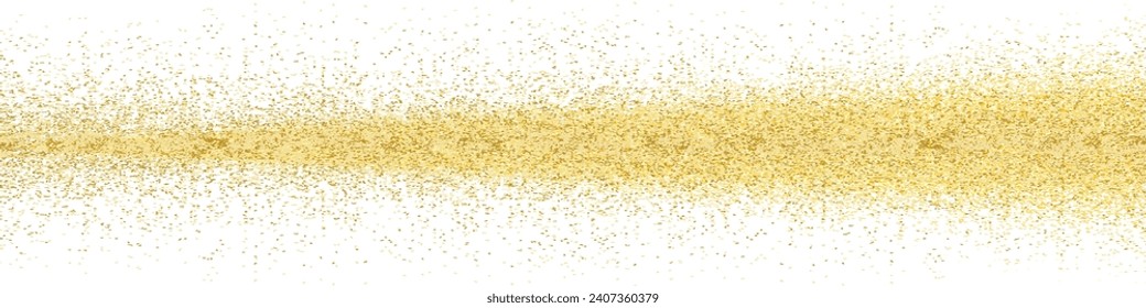 Glitter Texture . goldener schwarzer Hintergrund . Vektorgrafik.