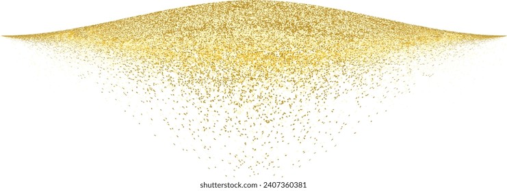 Glitter Texture . Gold Sparkles Background . Vector .