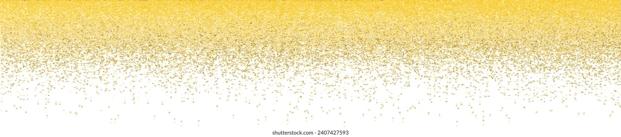 Glitter Texture . Gold Sparkles Background . Vector .