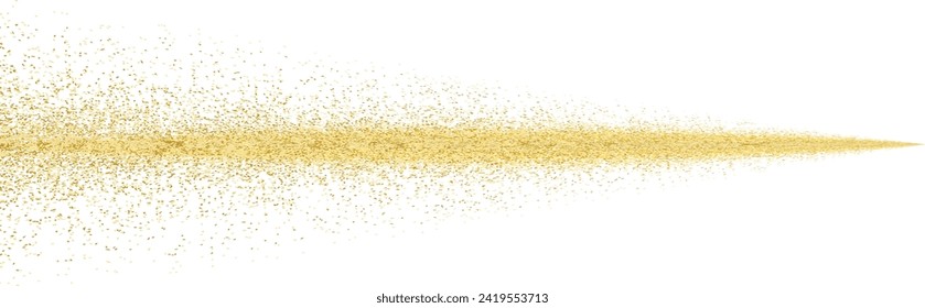 Glitter Texture . Gold Sparkles Background . Vector .