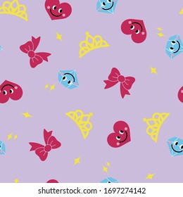 Patrón de material de ilustración de tiras de brillo
