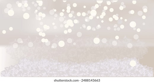 glitter vintage lights background silver white de focused