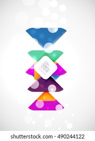 Glittering abstract geometric vector background