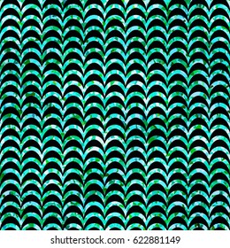 Glittering Background with Seamless Pattern of Glittering Fabric Stock Vector Illustration