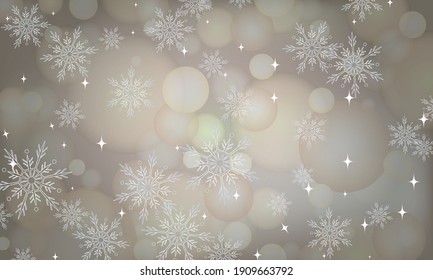 
Es un reluciente fondo de copos de nieve.