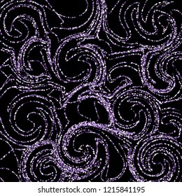 
Glittering blue confetti. Abstract vector background.