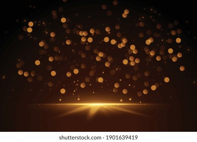 glittering bokeh sparkles lights background design