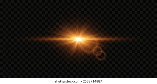Glittering effect of exploding particles and stars. On a transparent background.