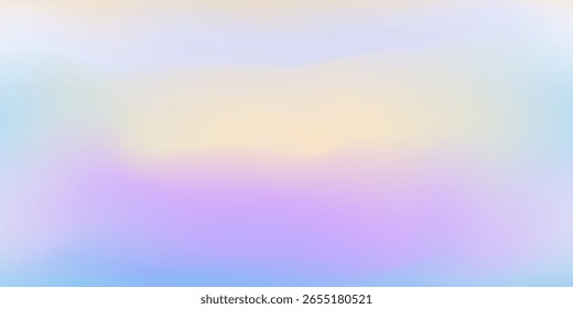 Glittering gradient background with hologram effect and magic lights.