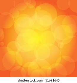 Glittering orange lights background