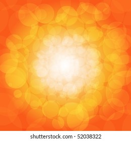 Glitzernder orangefarbener Hintergrund
