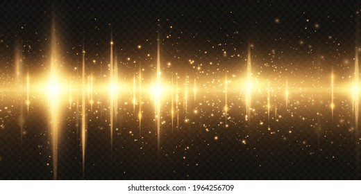 Glittering particles of fairy dust. Magic concept.
Abstract festive background. Christmas background. Space background. flash light gold png.