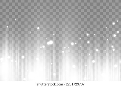 Glittering particles of fairy dust. Magic concept. Abstract festive background. Christmas background.