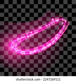 	
Glitzerne rosa Halbtonelemente für Grafikdesign. Abstrakte Formen aus glitzernden Punkten auf transparentem Hintergrund. Glühender violetter Spot-Set. Vektorgrafik. EPS10.