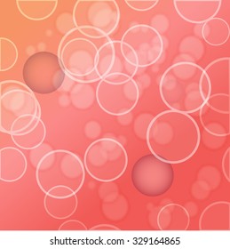 Glittering pink  lights background with text - vector