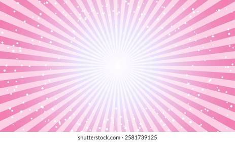 Glittering pink radiation Background illustration.