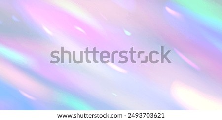 Glittering prism light background of gradation where light enters from the left and right. Overlay for backgrounds.Triangular prism concept.	