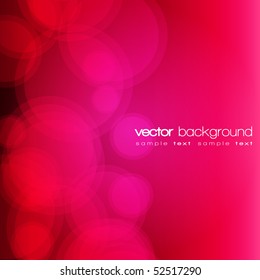 Fondo de luces moradas brillantes con texto - vector