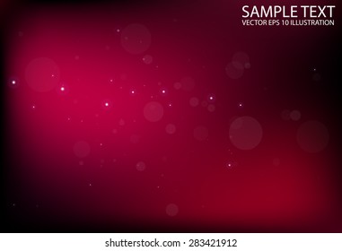Glittering red abstract space vector background  illustration - Glittering red space vector background template