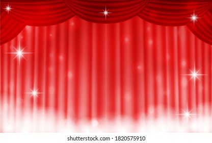 Glitzernder Bühnenvorhang-Hintergrund