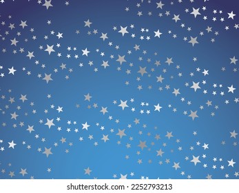 Glitzerne Sternmuster, Vektorgrafik-Hintergrund