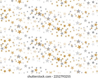 Glittering star pattern illustration background