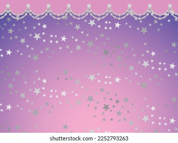 Glittering star pattern illustration background