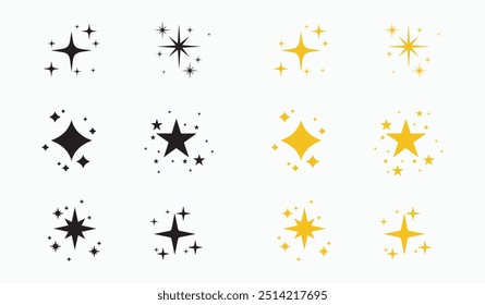 Vector de estrella brillante. estrella brillante