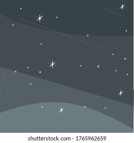 A Glittering Starry Sky Background