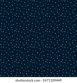 Glittering stars seamless pattern background.Starry space, night blue sky seamless pattern.Galaxy shiny stars fabric print, astronomy science starlight background or night sky wallpaper vector pattern