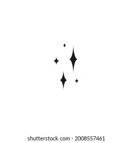 Glittering stars, sparkles. Vector illustration. Magic fireworks. Bright Stardust background. Constellation. Halloween spell