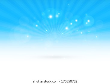 Glittering vector 3D scene design  background template - Vector 3D space design background illustration