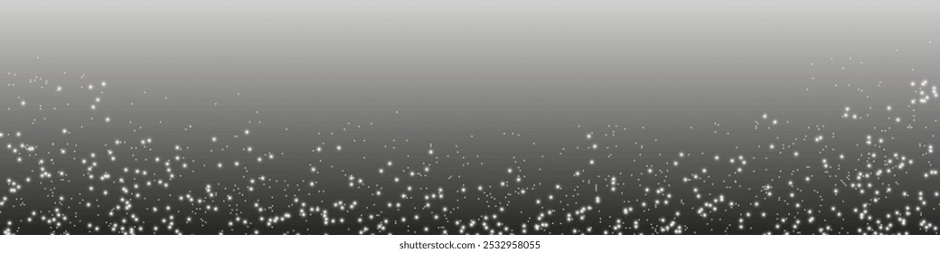 Vetor de poeira cintilante sobre um fundo preto. Luzes brilhantes douradas. Partícula de brilho de Natal. Efeito de estrela mágica. Plano de fundo brilhante. Festa de design.