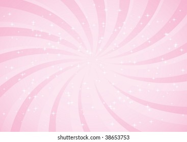 Glitters on pink swirl vector