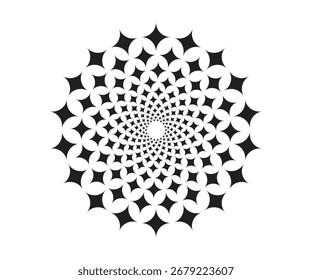 Glitters Round shape vector design template