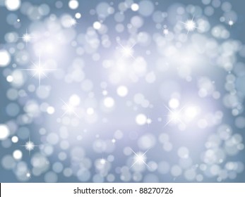 Glittery Blue Lights Background