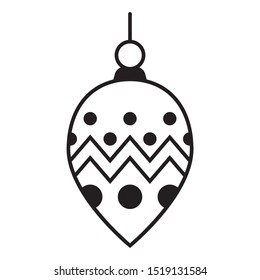 Glittery Ornaments Glowing Vector Icon Design