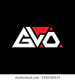 GLO triangle letter logo design with triangle shape. GLO triangle logo design monogram. GLO triangle vector logo template with red color. GLO triangular logo Simple, Elegant, and Luxurious design.