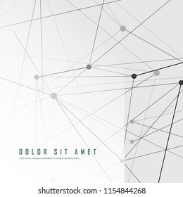 Global abstract polygonal network connections vector illustration.