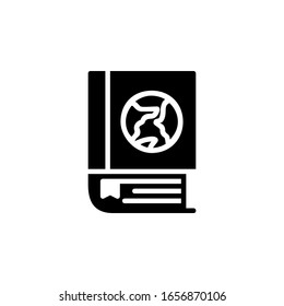 icono de acceso global. icono del curso y del aprendizaje en línea. Perfecto para aplicaciones, web, logotipo y plantilla de presentación. diseño de icono estilo sólido