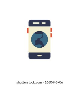 icono de acceso global. icono de aprendizaje en línea. perfecto para aplicaciones, web, logotipo y plantilla de presentación. diseño de icono estilo plano