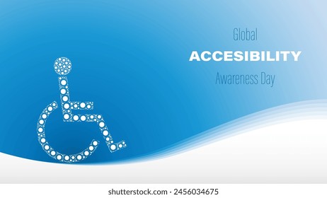 Global Accessibility Awareness Day, vector illustration