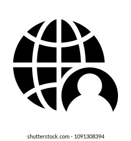 global account vector glyphs icon