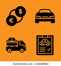 global, activity, body and work icons set. Vector illustration for web and design