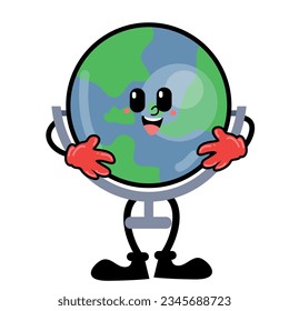 Global Adventures Cute Cartoon Globe Ball Character Designs