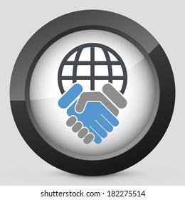 Global agreement icon