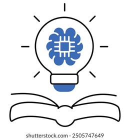 Global AI and technology integration icon with a globe and gear, symbolizing worldwide AI-driven innovation and digital connectivity.